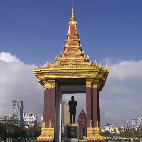 Le mémorial de Norodom Sihanouk. Phnom Penh.