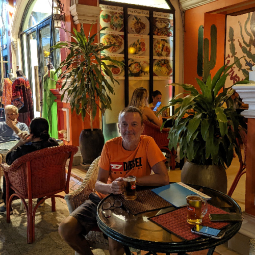 Petit apéro avant d'aller dîner. Siem Reap