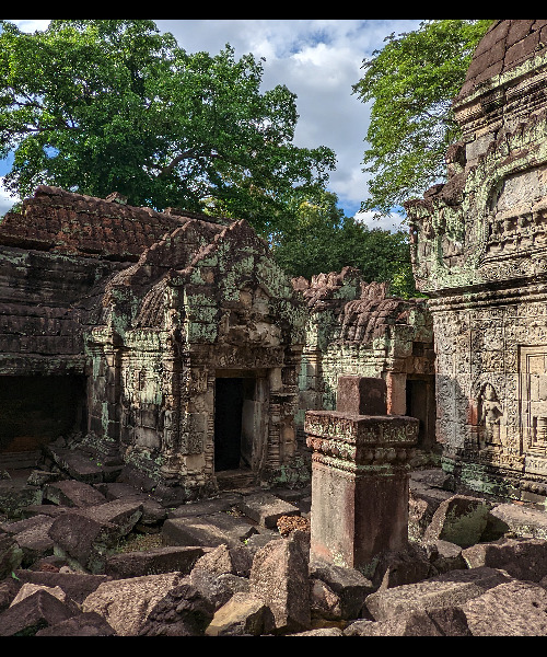 Le Temple Preah Khan. Siem Reap
