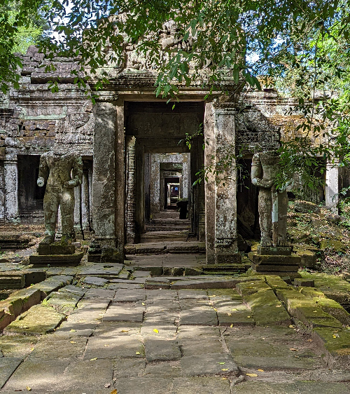 Le Temple Preah Khan. Siem Reap