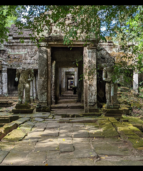 Le Temple Preah Khan. Siem Reap