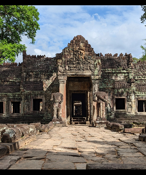 Le Temple Preah Khan. Siem Reap