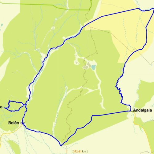 Boucle à partir de Belèn. La Puna.