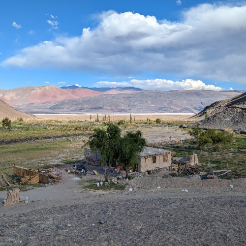 Le village d'Antofalla. La chambre chez l'habitant. La Puna.