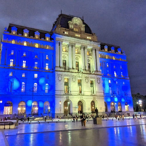 Le centre culturel Kirchner. Buenos Aires.