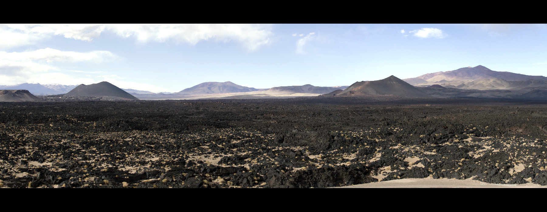 Le champ volcanique d'Antofagasta de la Sierra. La Puna.