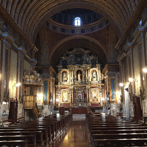 L'église jésuite de la Compagnie de Jésus. Cordoba.