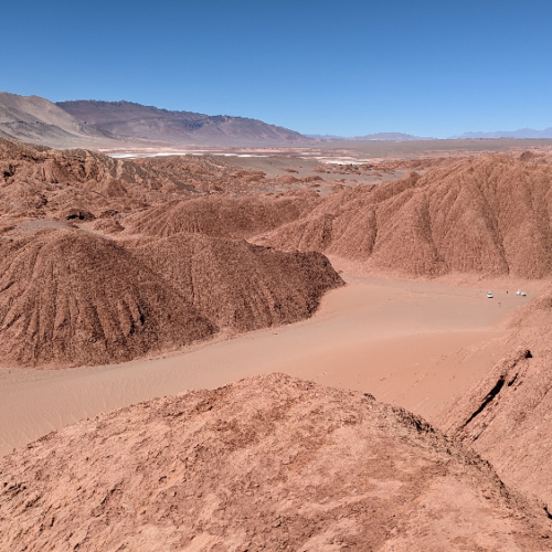 Parking où je fais du drone à El Arenal. La Puna.