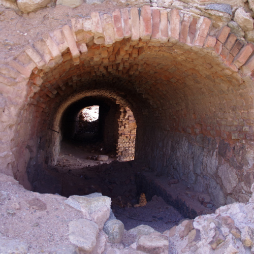 Passage sous les fours. Chilecito.