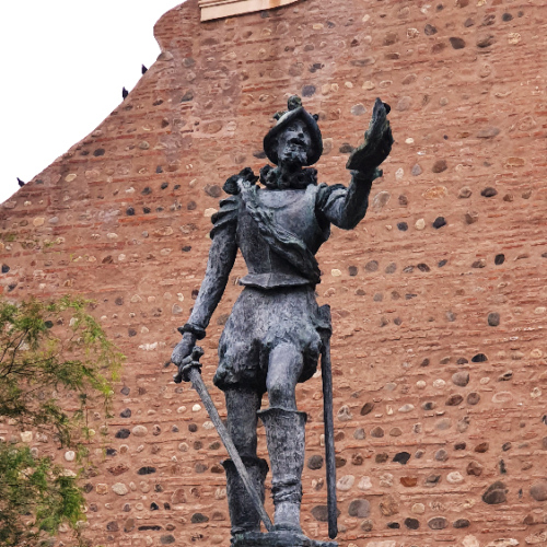 Jéronimo Luis de Cabrera, fondateur de la ville de Cordoba. Cordoba.