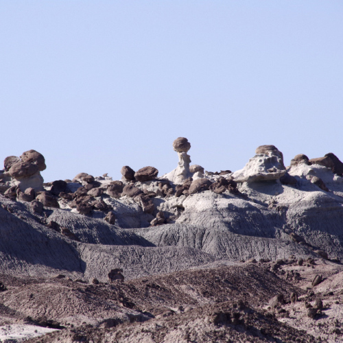 Parc national d'Ischigualasto. Cancha de Bochas. La Puna.