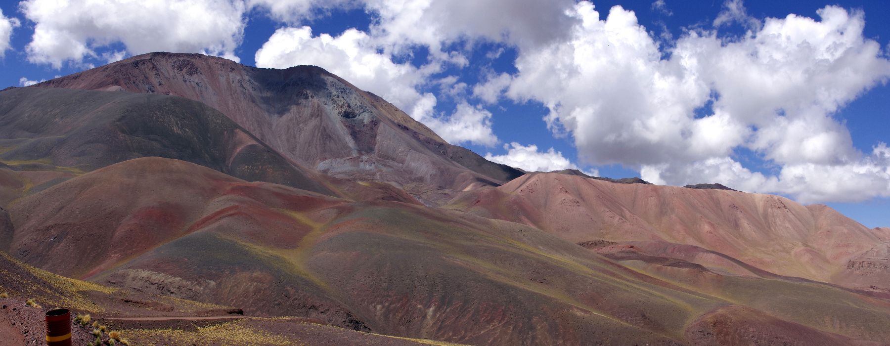 Sur la route pour la Laguna Brava. La Puna.