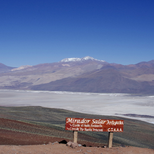 Le salar d'Antofalla. La Puna.
