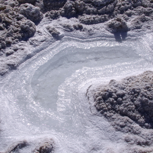Salar d'Antofalla, la Laguna Verde. La Puna.