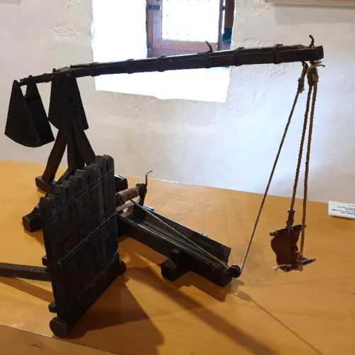 Château de Castelnaud, Musée des armes médiévales. Dordogne.