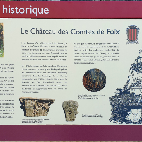 Le Château des Comtes de Foix. Foix.