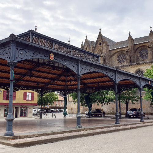 La Halle de Mirepoix. Mirepoix.