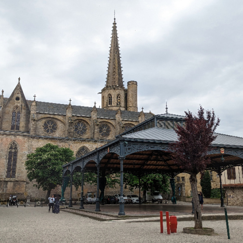 La Halle de Mirepoix. Mirepoix.