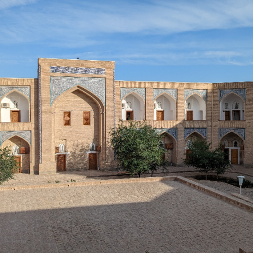 Hôtel Orient-Star, Vue sur la cours intérieure. Khiva.