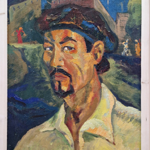 LEPESOV Auto Portrait Musée Savitskiy, Noukous.
