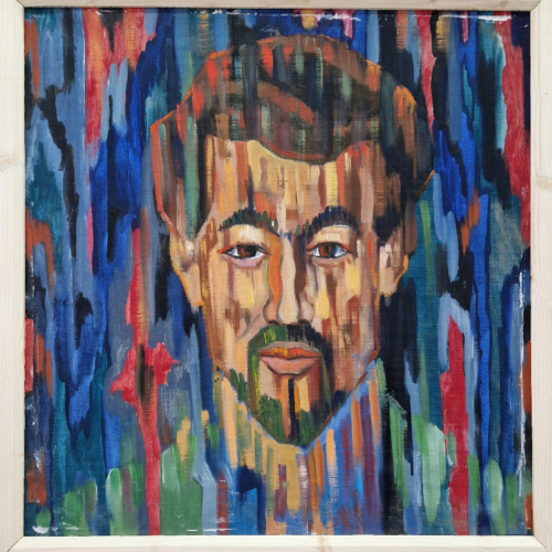 LEPESOV Auto Portrait Musée Savitskiy, Noukous.