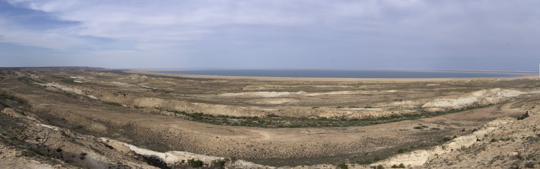 Le haut plateau d'Oustyrut. Mer d'Aral.