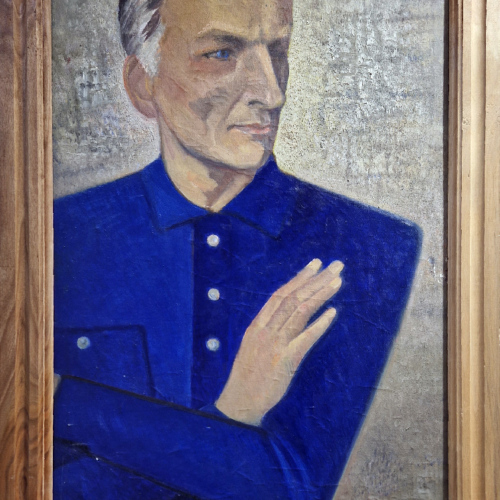 PORET Auto Portait Musée Savitskiy, Noukous.