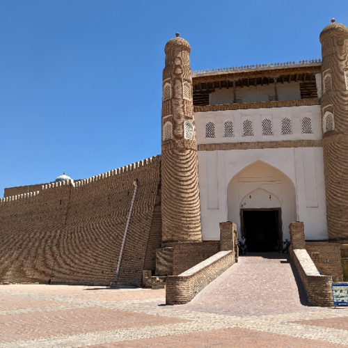 La Citadelle Ark, la forteresse de Boukhara. Boukhara.
