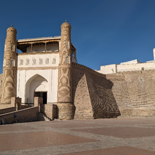 La Citadelle Ark, la forteresse de Boukhara. Boukhara.