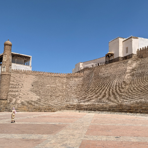 La Citadelle Ark, la forteresse de Boukhara. Boukhara.