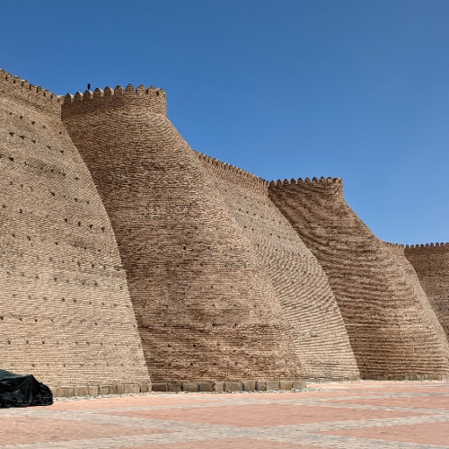 La Citadelle Ark, la forteresse de Boukhara. Boukhara.