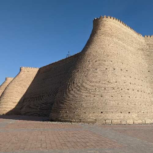 La Citadelle Ark, la forteresse de Boukhara. Boukhara.