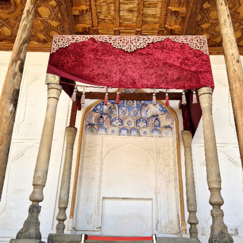 La Citadelle Ark, la forteresse de Boukhara. Boukhara.