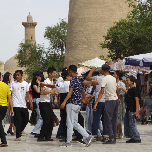 L'Itchan Kala, vieille ville de Khiva. Les Ouzbèks Khiva.