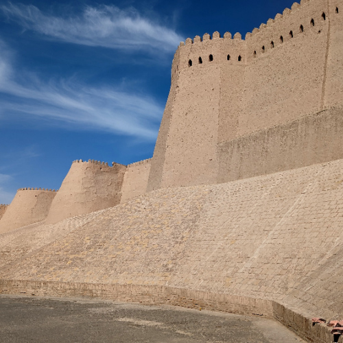 L'Itchan Kala, vieille ville de Khiva. Les remparts. Khiva.