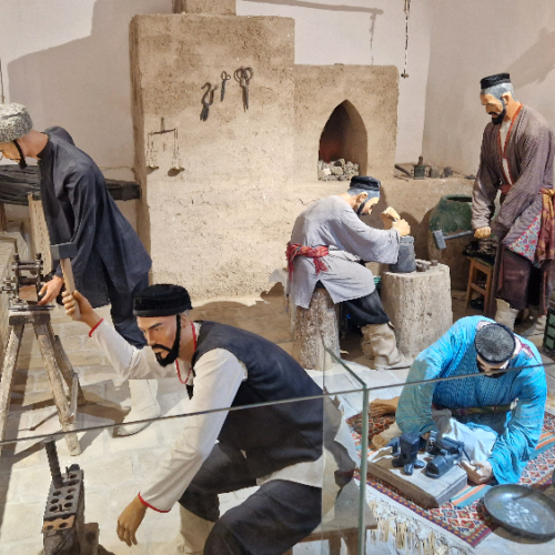 Citadelle de Koukhna-Ark, la cour de la monnaie. Khiva.