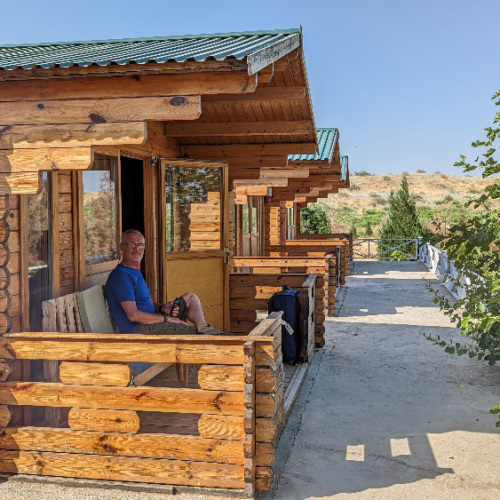 Notre bungalow Lac Aydarkoul.