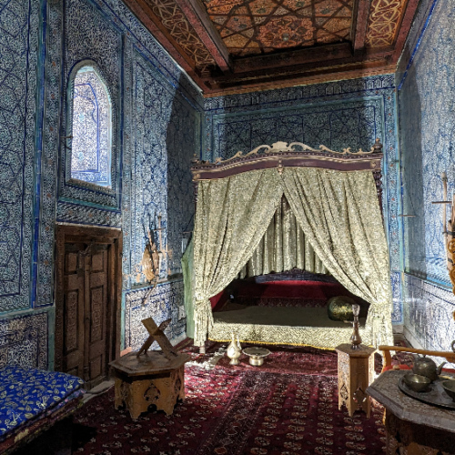 Le Harem, la chambre du Khan. Khiva.