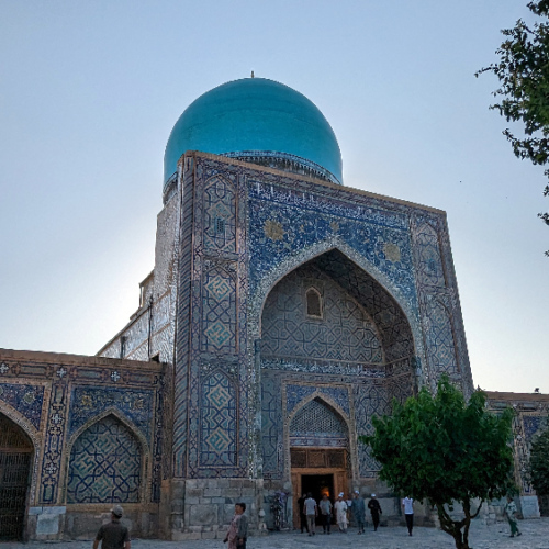 La médersa Tilla-Qari. Samarcande.