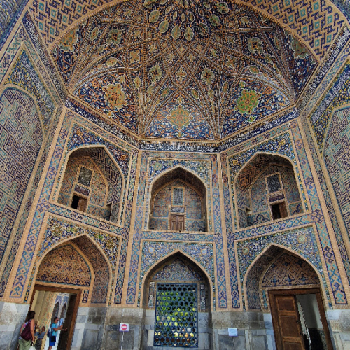 La médersa Tilla-Qari. Samarcande.