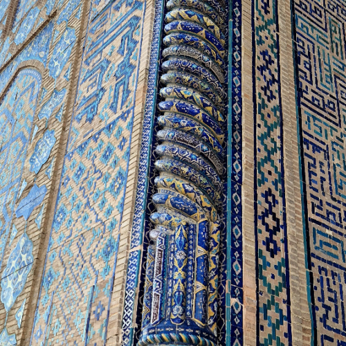 La médersa Tilla-Qari. Samarcande.