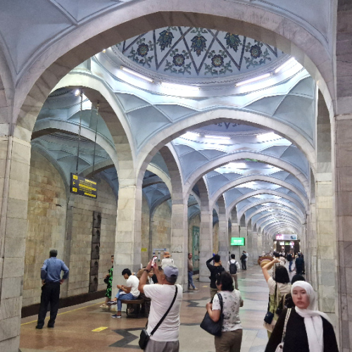 Le métro de Tachkent. Tachkent.