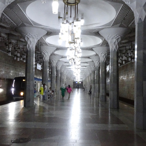 Le métro de Tachkent. Tachkent.