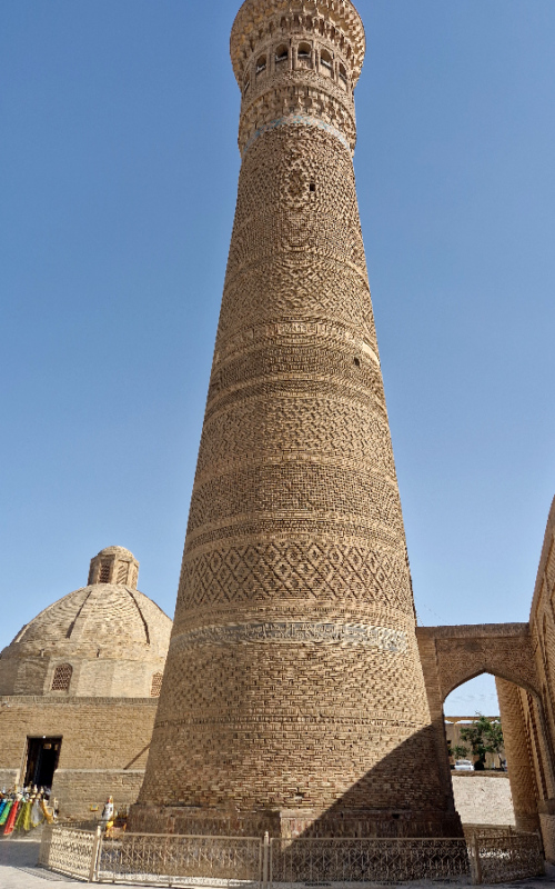Le Minaret de Boukhara, symbole de la ville. Boukhara.