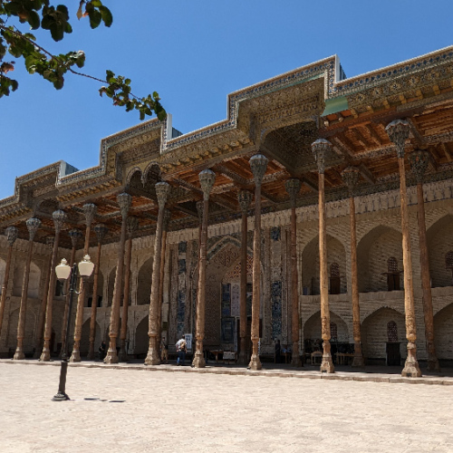 La mosquée Bolo Haouz. Boukhara.