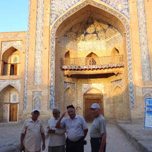L'Itchan Kala, vieille ville de Khiva. Les Ouzbèks. Khiva.