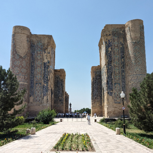 Le Palais Ak-Saray de Timour à Chakhrisabz. Chakhrisabz.