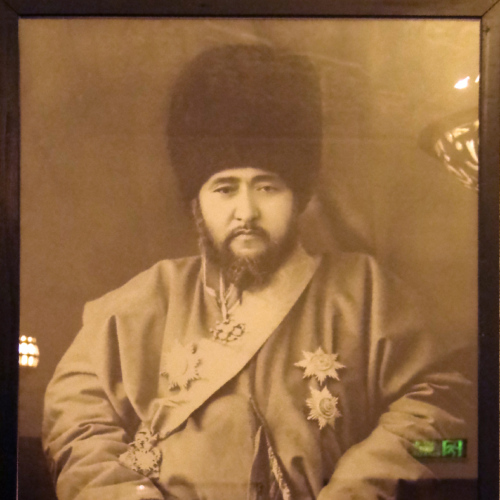 Palais Nurullabay, portrait de la famille royale. Khiva.