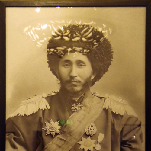 Palais Nurullabay, portrait de la famille royale. Khiva.