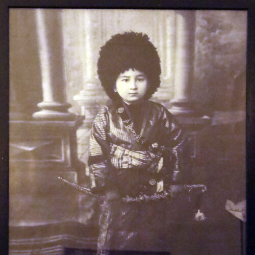 Palais Nurullabay, portrait de la famille royale. Khiva.